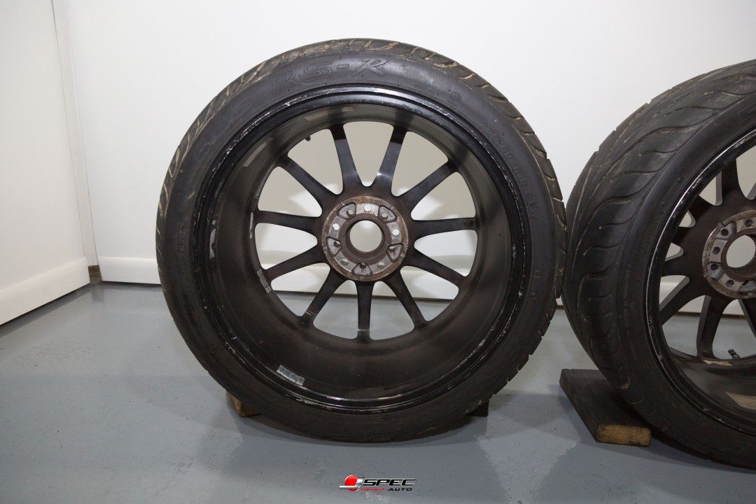 work エモーション　11R 6J +44 165 55 Used Work Emotion 11R Wheels in Matte Black 18x8.5 +47. | J