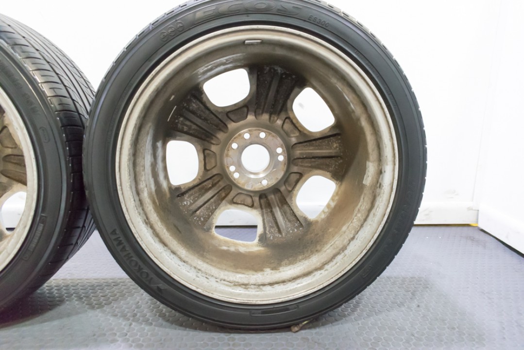 Set of Staggered JDM Hyperion Hyper Dish 2 Wheels in 18x8.0 45 Offset ...