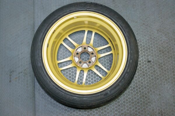Used Enkei RPF1 Wheels in Gold Finish JDM 17x8 5x100 +45 Subaru
