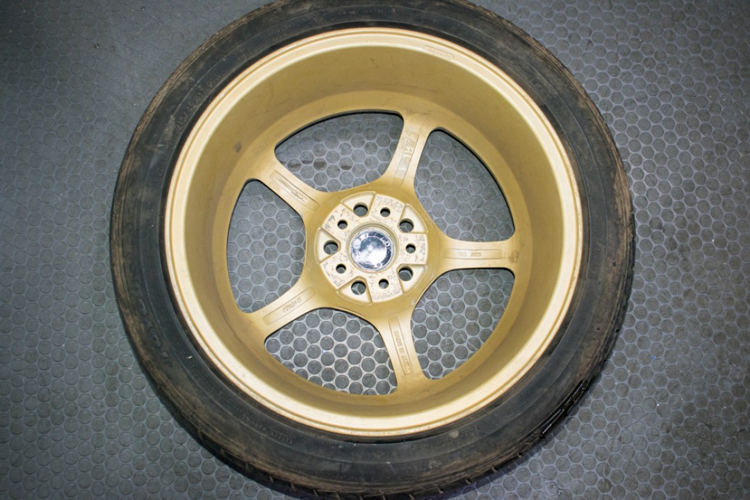 JDM Rays Gram Lights 57c Gold 5 spoke Wheels 17x7.5 5x100 +40