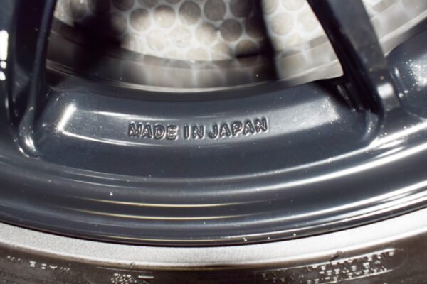 Used Set of Four 17 inch by 7 Black Matte Enkei PF01 Wheels with