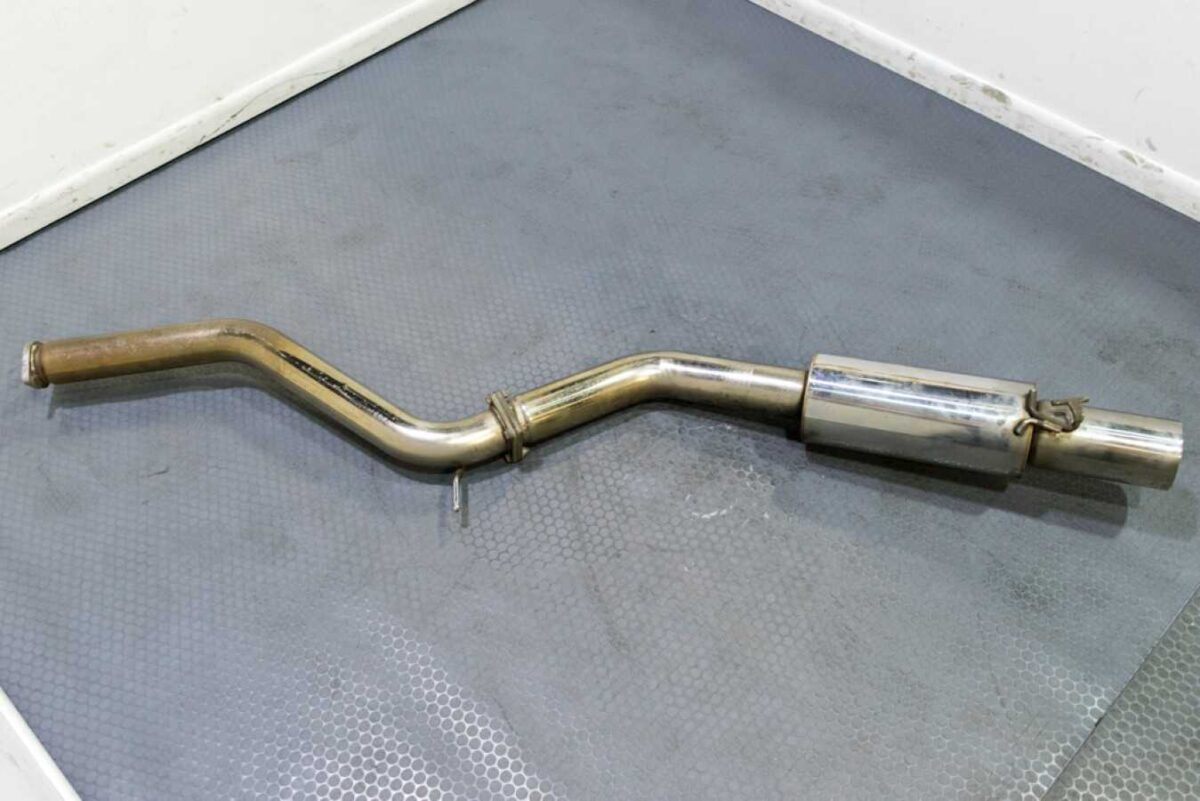 HKS Style Stainless Steel Exhaust Muffler | 2.5" Universal Back Box With 3.5" JDM Tip