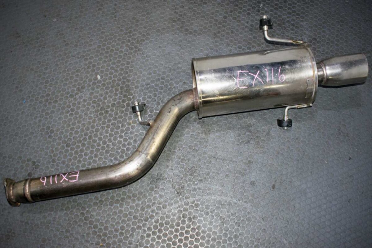 FULL EXHAUST** JDM Used Syms Racing Team Cat Back Exhaust for 03