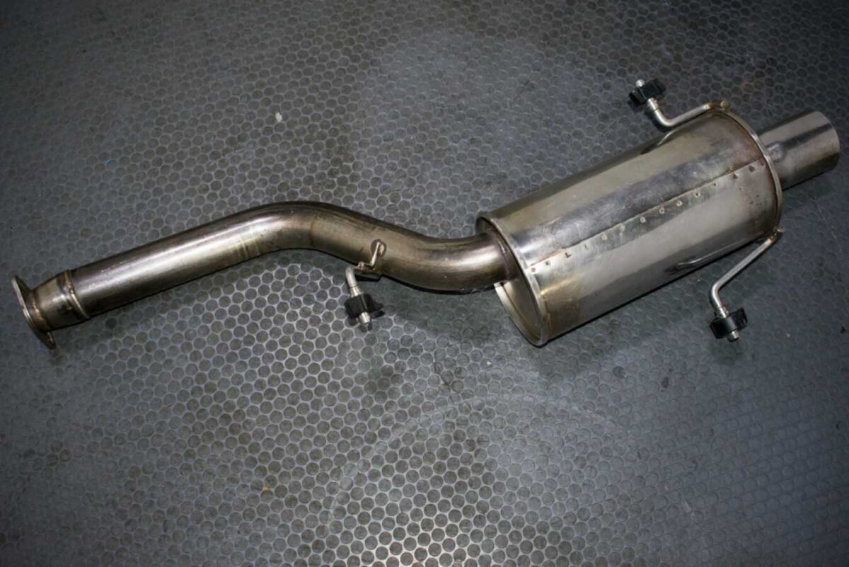 FULL EXHAUST** JDM Used Syms Racing Team Cat Back Exhaust for 03