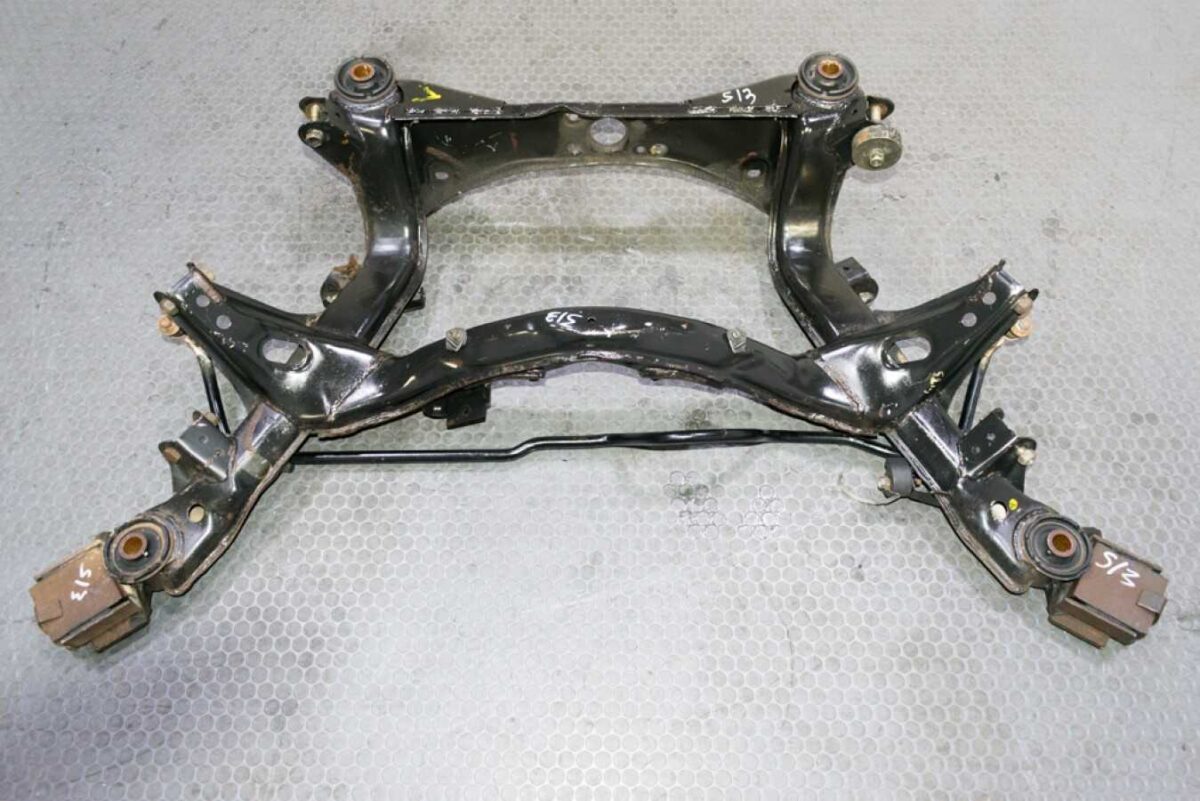 89-93 JDM Nissan 180SX 240SX S13 Rear Subframe w/ Sway Bar | J-Spec ...