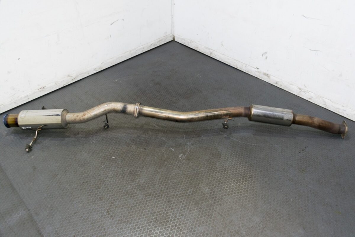 JDM Subaru Forester SG5 SG9 Kakimoto Regu 06&R Burnt Ti Tip Catback ...
