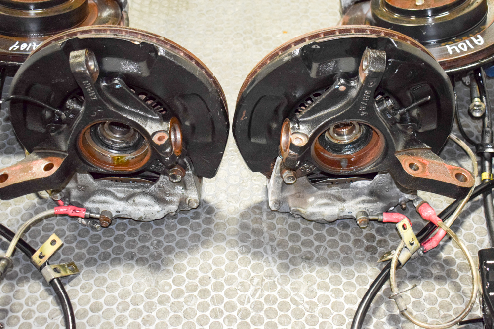 thumbnail image 2 of Genuine Subaru WRX Red 4-Piston Brake Caliper – Front Passenger Right, OEM New 2 of 6