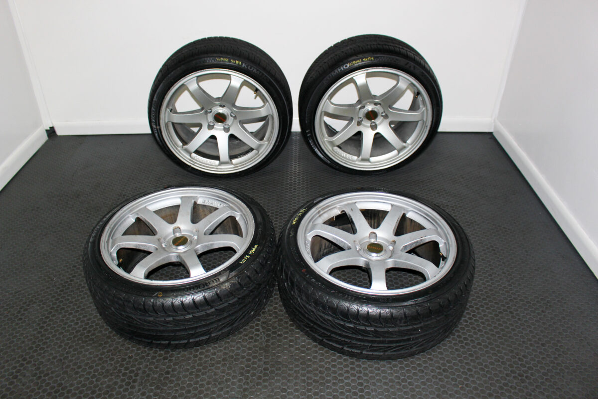 Gravity CR-103 7-spoke 18x8.5 and 18x9.5 staggered wheel set