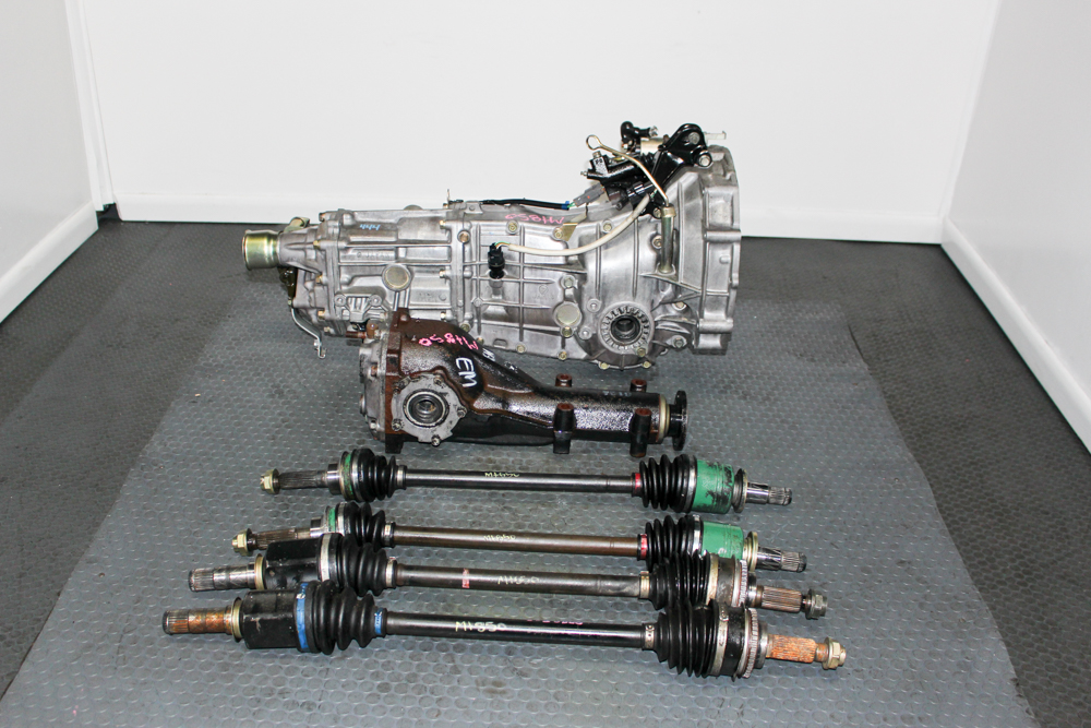 2003-2005 Subaru Forester 5MT AWD transmission with axles, and lsd r160 diff