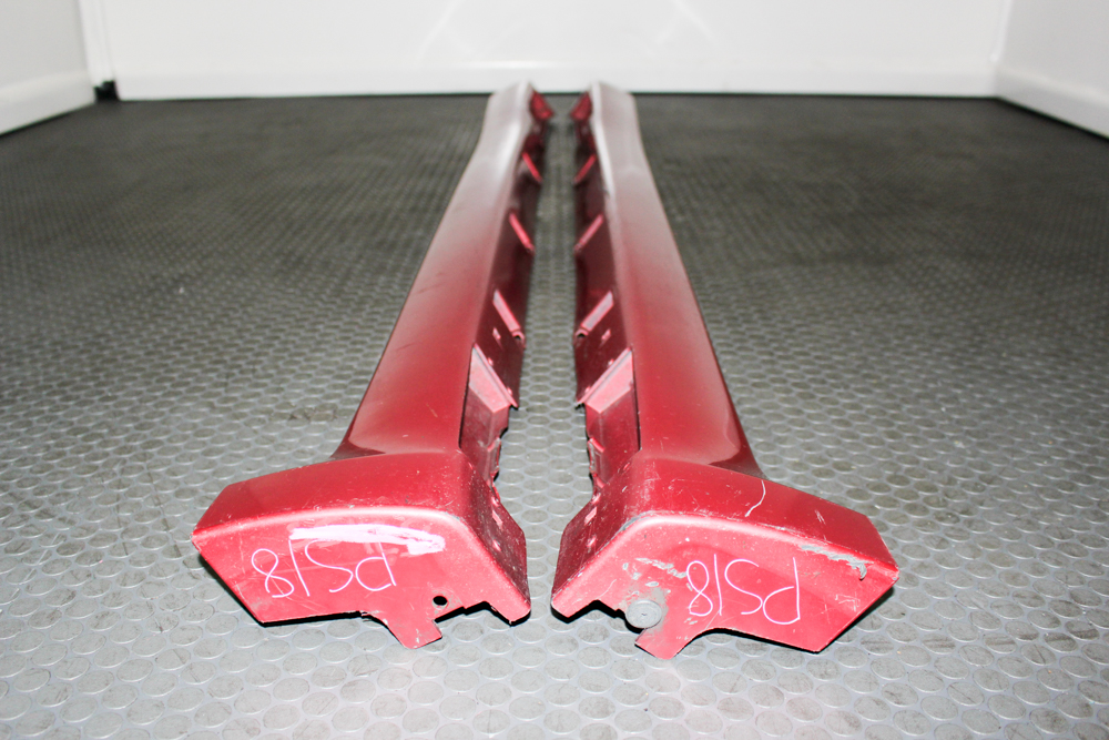 JDM 2003-2008 Subaru Forester STI silver side skirts