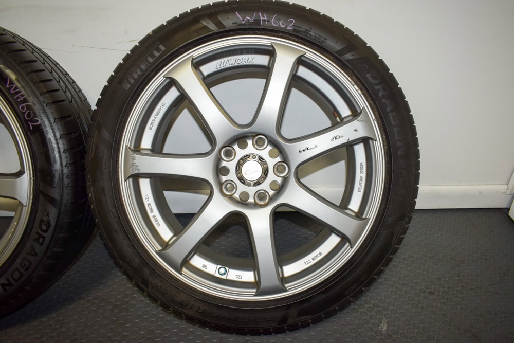 Work Emotion XT7 18x7.5 Wheels – 5x114.3 +48 Offset Alloy Rims