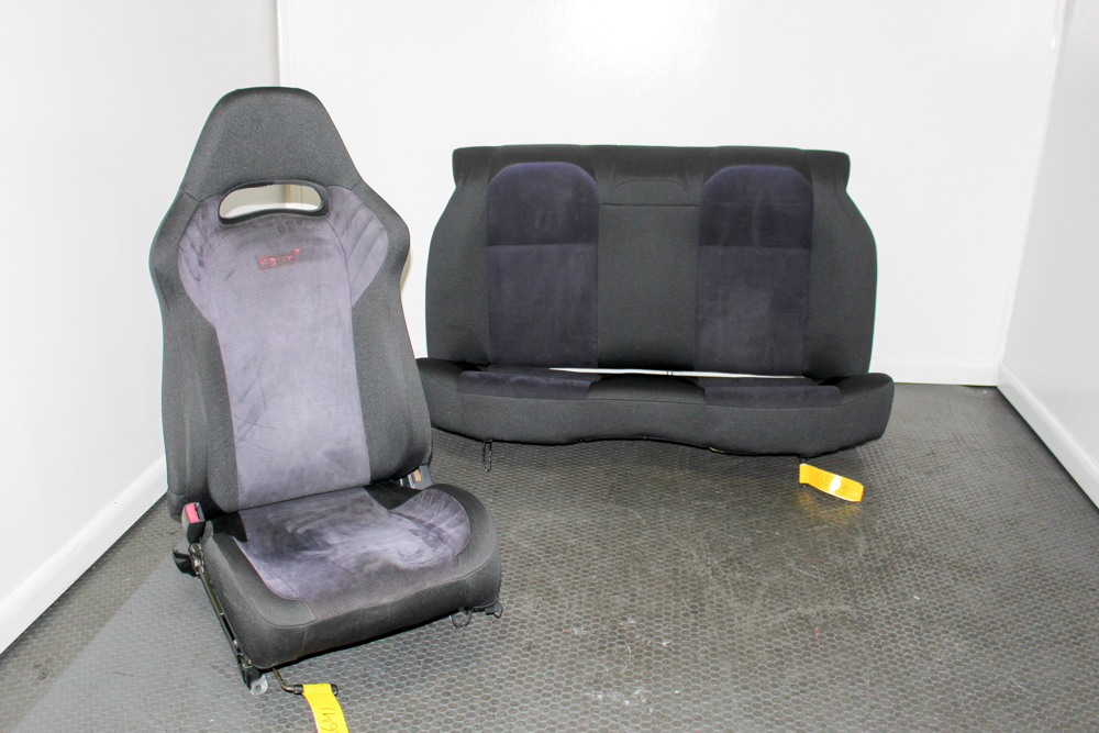 JDM STI S202 black suede driver seat