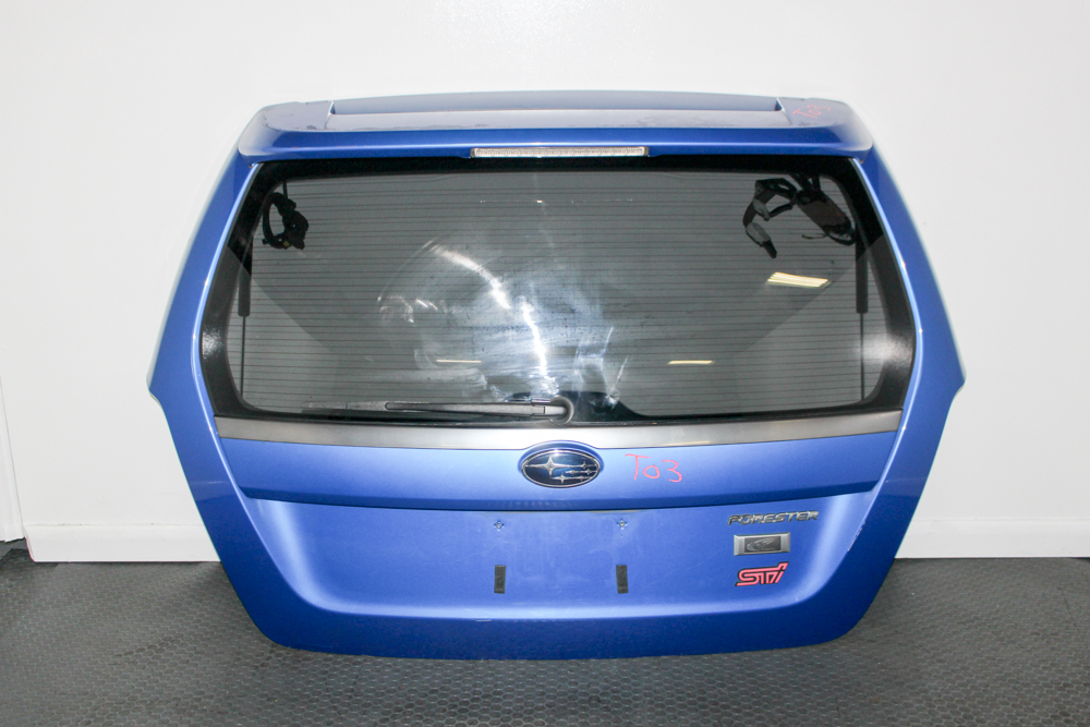 Subaru Forester STI SG9 tailgate with spoiler