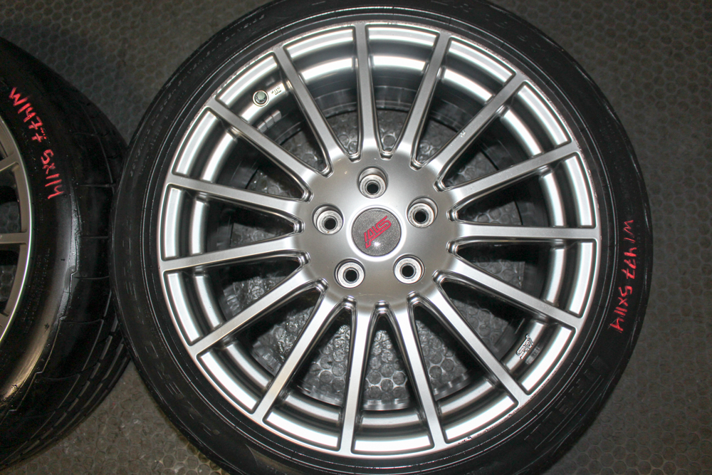 Subaru WRX STI Enkei wheels 18x8.5 +55 black