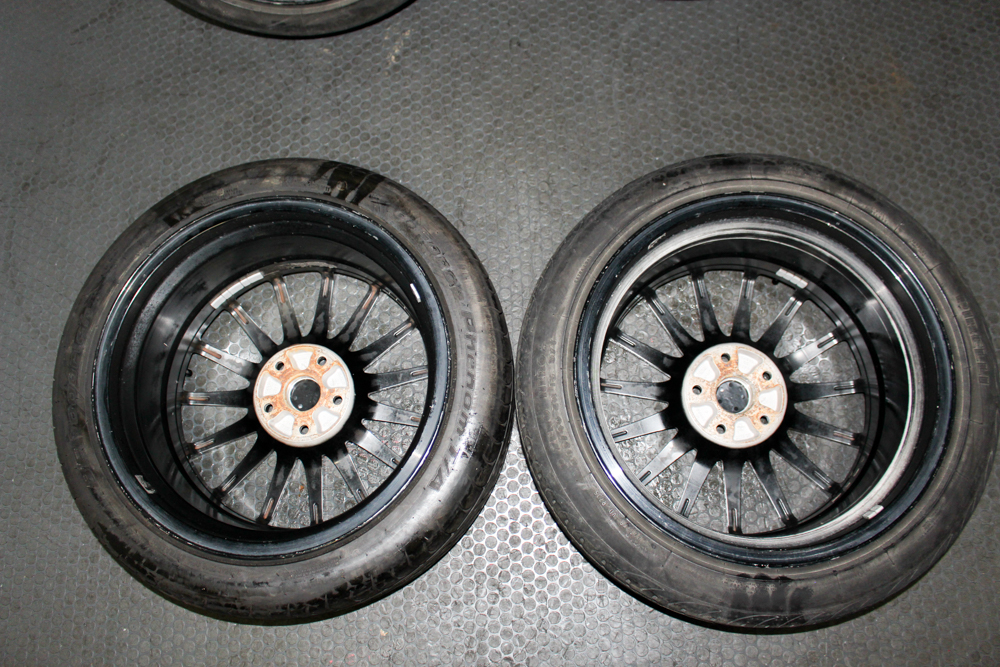 Subaru WRX STI Enkei wheels 18x8.5 +55 black