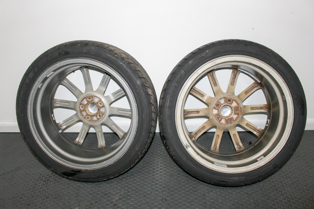 タイヤ・ホイール Subie Subaru OEM Multi-Spoke Wheels 18x7 +55 5x100 Set | J-Spec Auto | J