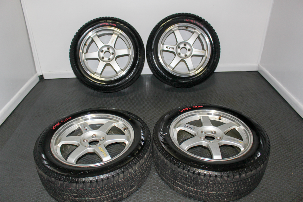 RAYS TE37C 17x7.5 +48 5x100 forged wheels