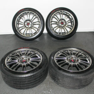 Subaru STI Spec C forged wheels 18x8.5 +55 5x114.3 silver