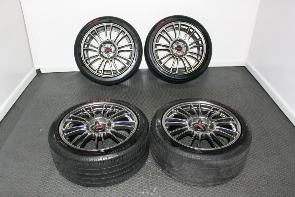 Subaru STI Spec C forged wheels 18x8.5 +55 5x114.3 silver