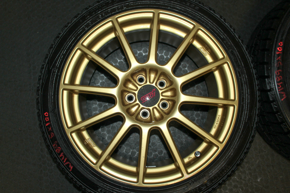 JDM Subaru WRX STI Spec C Type RA Enkei Wheels 17x7.5 +55 5x100