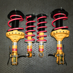 Subaru Legacy Spec B Bilstein suspension STI pink springs