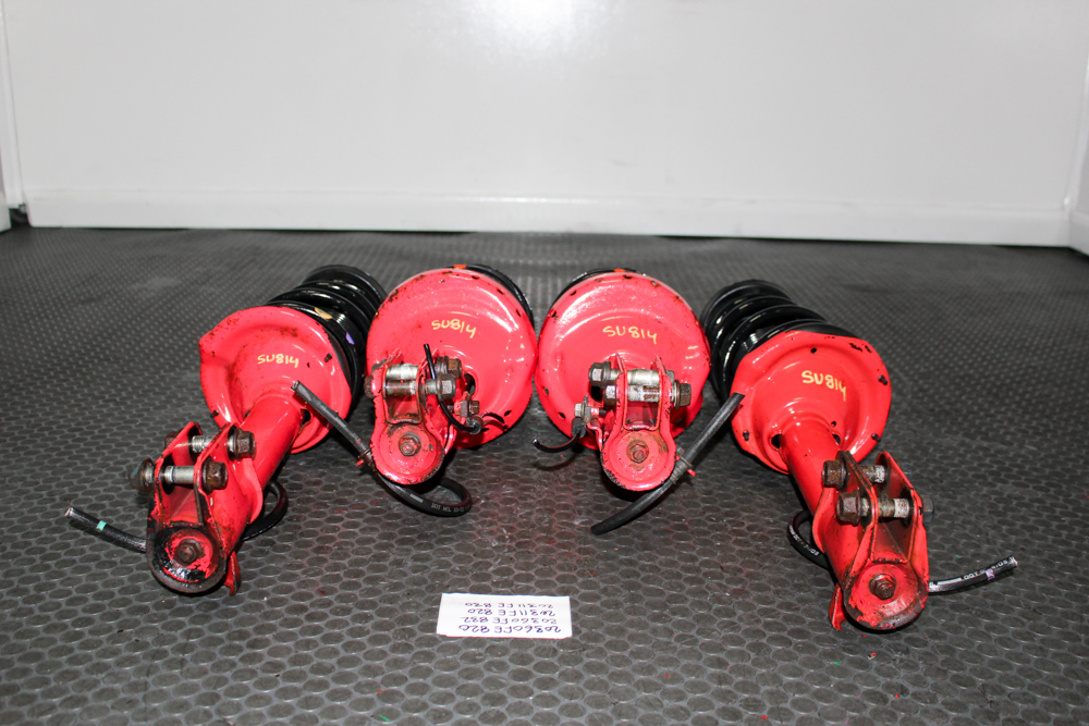 Subaru WRX STI GDB pink struts springs 2002-2007