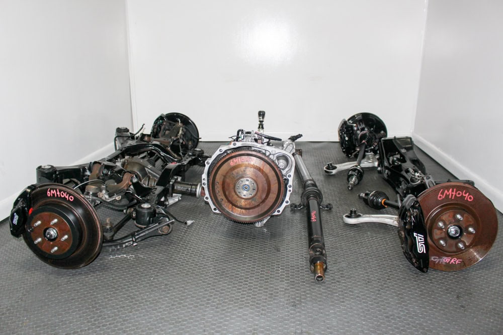 IMG_5453 JDM Legacy Spec B STI TY856WBEAA Transmission, Subaru Spec B 6 Speed Manual Gearbox, Legacy Tuned by STI Drivetrain Package, Subaru R160 Differential and Axles, JDM Subaru Brembo Brake Calipers, Legacy GT 6 Speed Conversion Package, Non DCCD Subaru STI Transmission, Subaru Performance Drivetrain Imported From Japan, J-Spec Auto Sports Subaru Transmission, Rare Legacy Spec B STI Gearbox Package