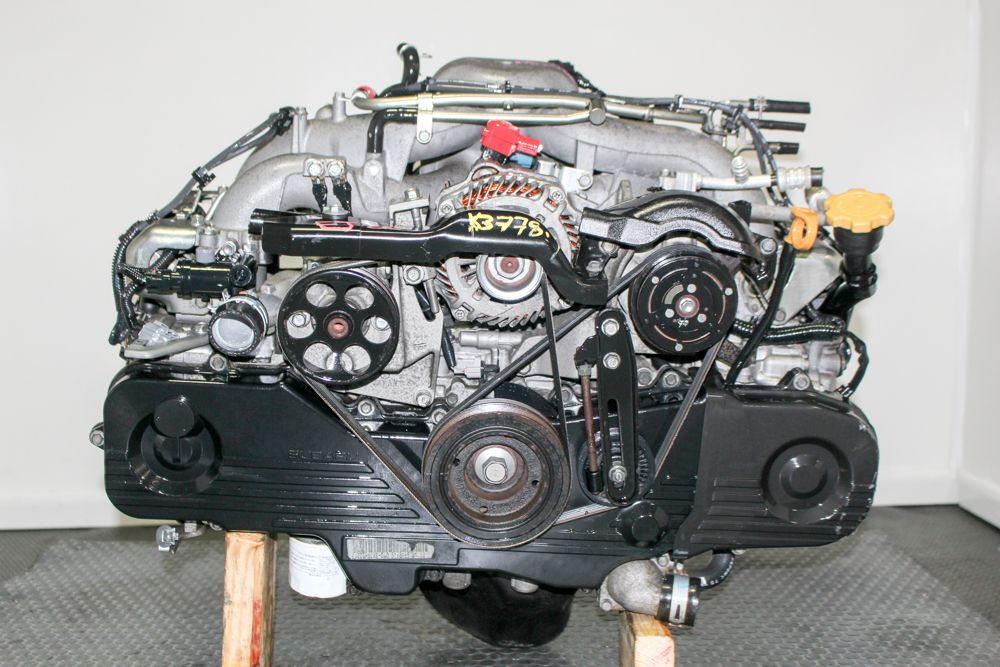 Low mileage JDM Subaru EJ203 2.0L SOHC Boxer engine for 1999-2005 Forester and Impreza direct replacement for many 2.5L SOHC Subaru engines