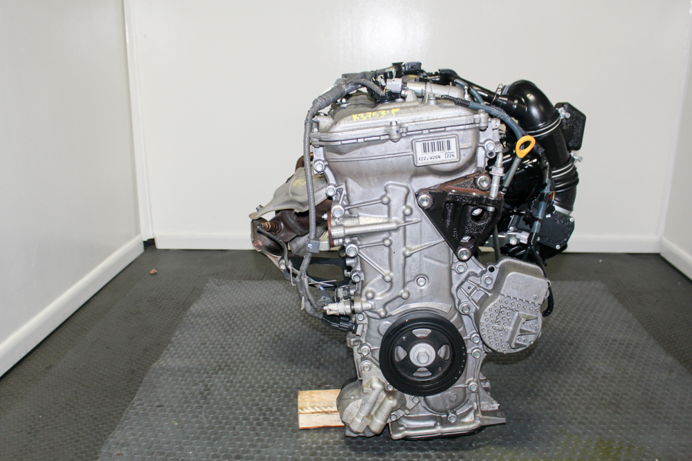 Low mileage JDM Toyota 2ZR-FXE 1.8L hybrid engine for 2010 Toyota Prius compression tested by J-Spec Auto Sports