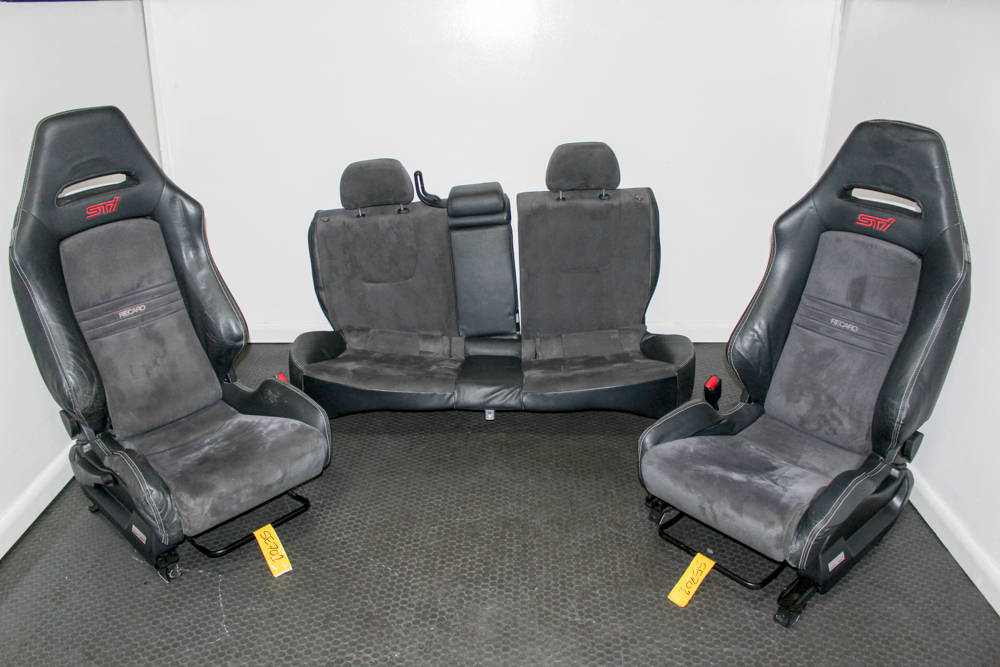 JDM Subaru WRX STI Recaro front and rear seats 2008-2014