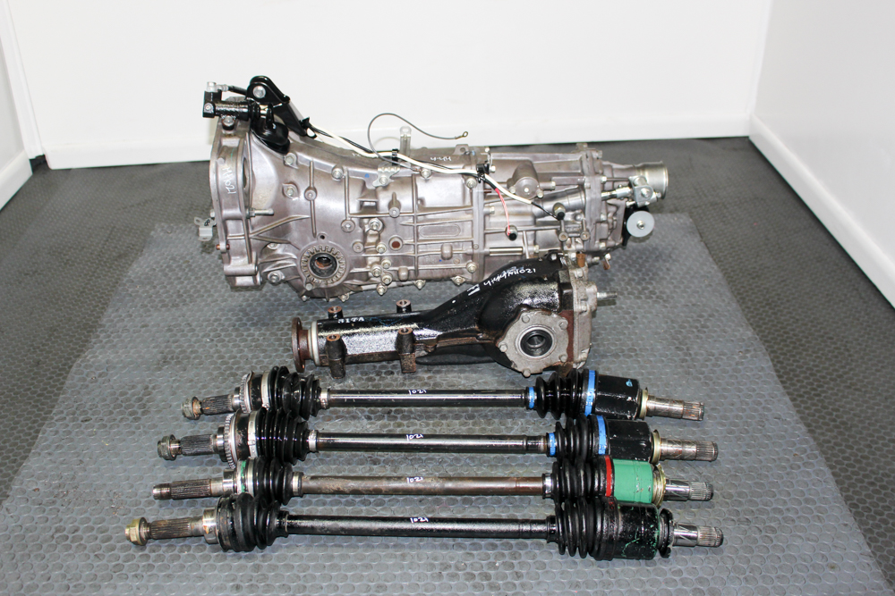 JDM Subaru WRX 5-speed transmission TY758VDZAA with 4.44 rear diff and axles