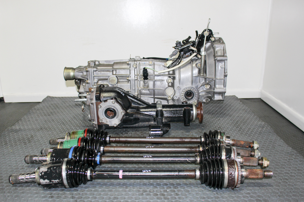 JDM Subaru Forester XT 5-speed transmission TY755VW5AA with 4.44 rear diff and axles