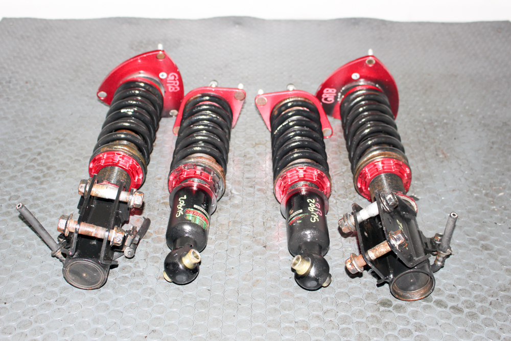 IMG_9274 Front Blitz ZZ-R coilovers with camber-adjustable upper mounts for STI GRB