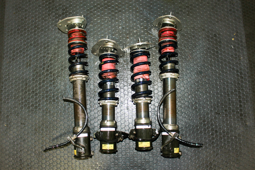 Used Tanabe Sustec PRO struts with PRO210 Japan springs for 2002–2007 Subaru Impreza WRX 5x100, full set of 4