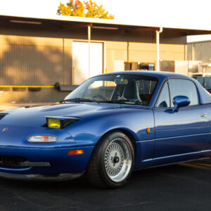 1993 Mazda Eunos Roadster S-Special in blue metallic with hardtop, 5-speed manual, JDM RHD NA Miata